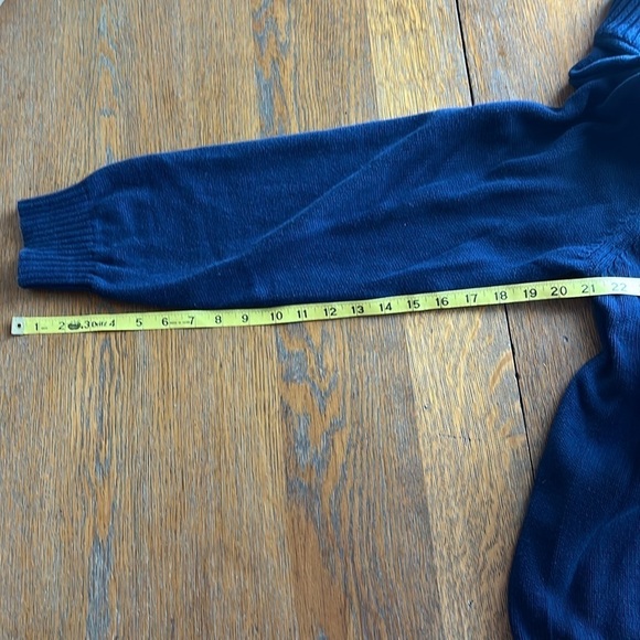 St John's Bay Men’s Navy Blue Quarter Zip Up Sweater Size XXL Long Sleeves - Picture 8 of 13